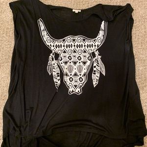 Short sleeve Skull top